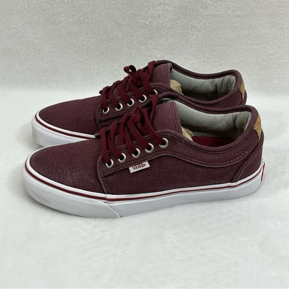 Vans Pro Ultracush Skateboard Maroon Low Top Sneakers Shoes Mens 6.5 Womens 8. - Picture 4 of 13